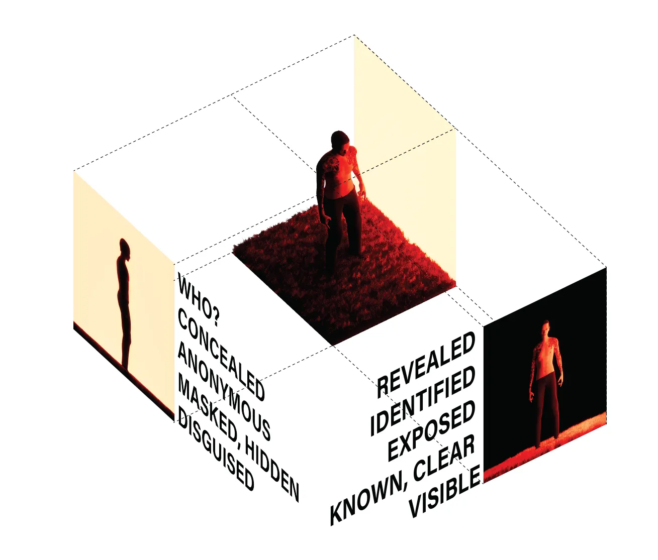 Concealment and reveal diagram